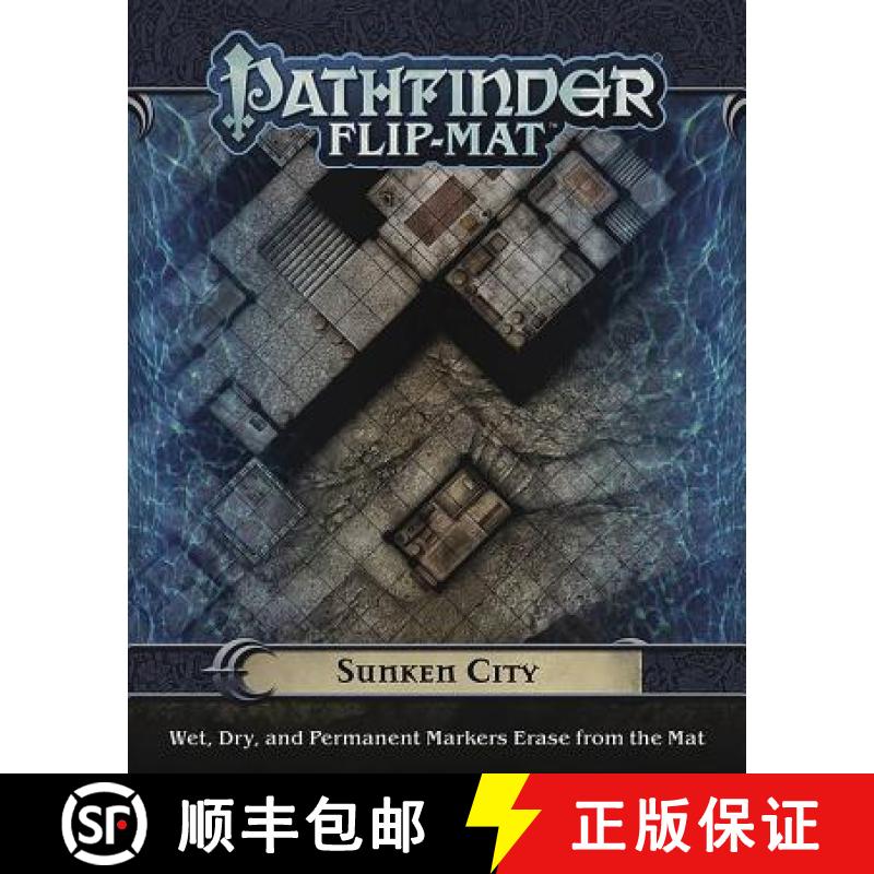【3-4周达】Pathfinder Flip-Mat: Sunken City [9781601259929]