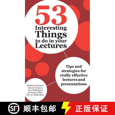 【3-4周达】53 Interesting Things to do in your Lectures: Tips and strategies for really effective lec... [9781743311561]