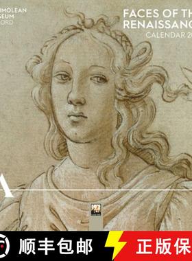 【3-4周达】Ashmolean Museum: Faces of the Renaissance Mini Wall Calendar 2026 (Art Calendar) [9781835624203]