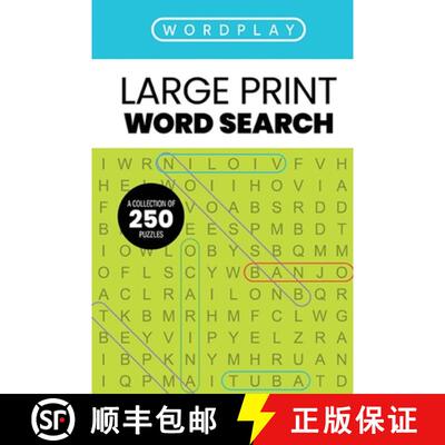 【3-4周达】Wordplay: A Collection of 250 Word Search Puzzles [9781400340781]