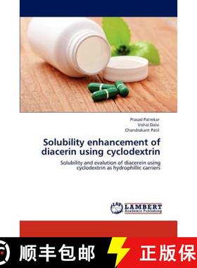 预订 Solubility enhancement of diacerin using cyclodextrin [9783848486458]