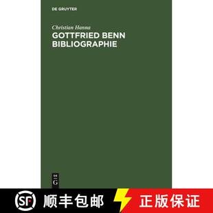 Gottfried Benn 2003 9783110186666 1957 4周达 Sekundarliteratur Bibliographie