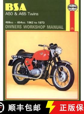 【3-4周达】BSA A50 & A65 Twins Owners Workshop Manual: 499cc 654cc. 1962 to 1973 [9780856961557]