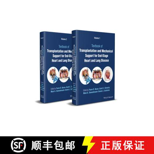 【3-4周达】精装 Textbook of Transplantation and Mechanical Support for End-Stage Heart and Lung Disea... [9781119633846]