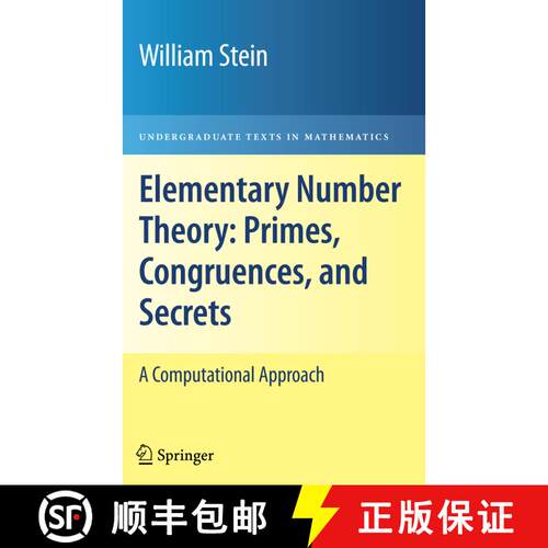 【3-4周达】精装 Elementary Number Theory: Primes, Congruences, and Secrets : A Computational Approach [9780387855240]