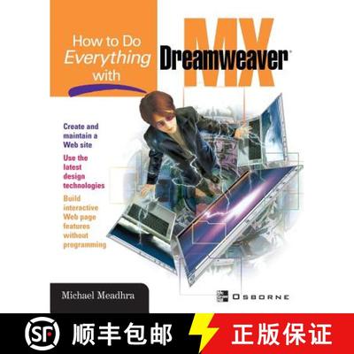 【2-3周达】How To Do Everything With Dreamweaver(R) MX [9780072224702]