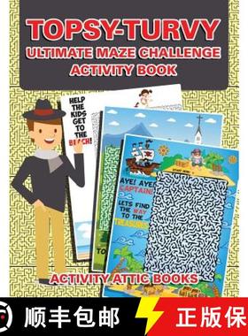 【3-4周达】Topsy-turvy Ultimate Maze Challenge Activity Book [9781683234487]