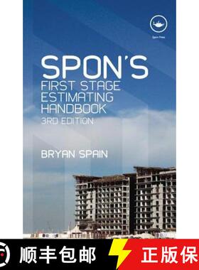 【3-4周达】Spon's First Stage Estimating Handbook [9781138464582]