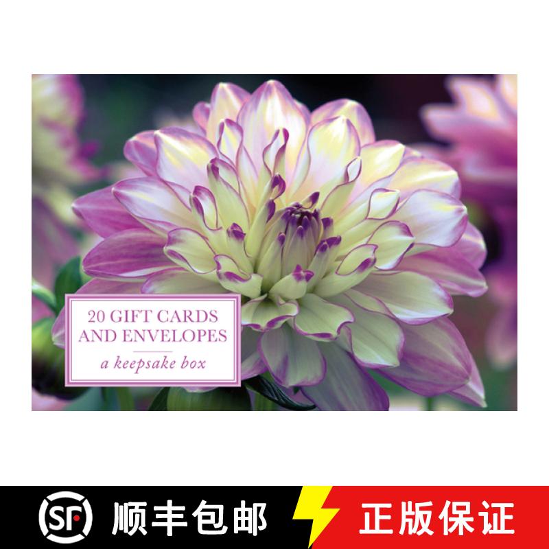 【2-3周达】Tin Box of 20 Gift Cards and Envelopes: Dahlia: A Keepsake Tin Box Featuring 20 High-Quali... [9780754826071]