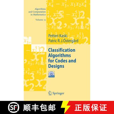 【3-4周达】Classification Algorithms for Codes and Designs [9783540289906]