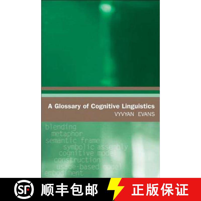 【3-4周达】A Glossary of Cognitive Linguistics [9780748622801]