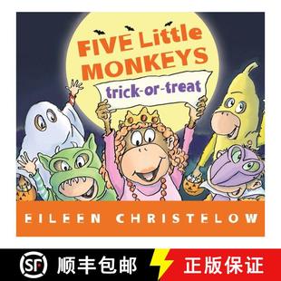 【3-4周达】Five Little Monkeys Trick-or-Treat (A Five Little Monkeys Story) [9780544430624]