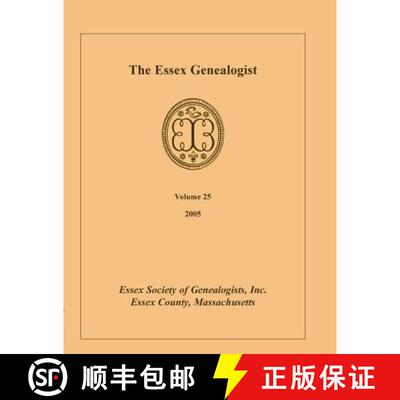 【3-4周达】The Essex Genealogist, Volume 25, 2005 [9780788447976]