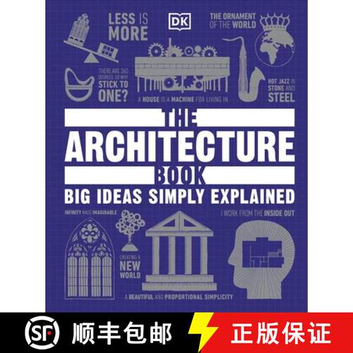 精装 The Architecture Book : Big Ideas Simply Explained [9780241415030]