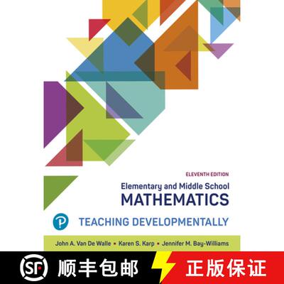 【3-4周达】Elementary and Middle School Mathematics: Teaching Developmentally [9780136818038]