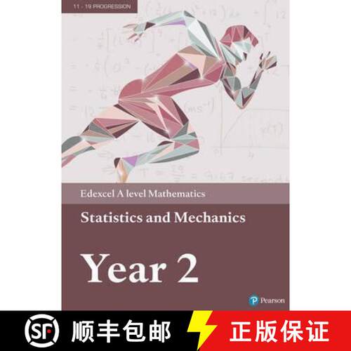 【3-4周达】Pearson Edexcel A level Mathematics Statistics & Mechanics Year 2 Textbook + e-book [9781446944073]