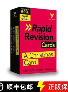 York Notes for AQA GCSE Rapid Revision Cards: A Christmas Carol catch up, revise and be ready for and... [9781292273648]