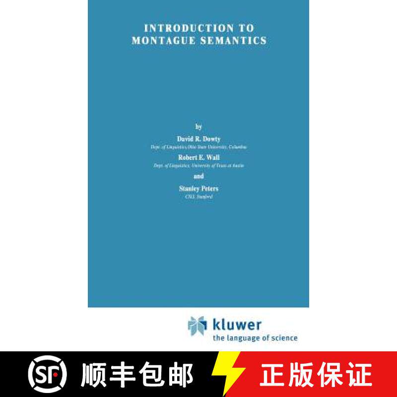 【3-4周达】Introduction to Montague Semantics [9789027711410]