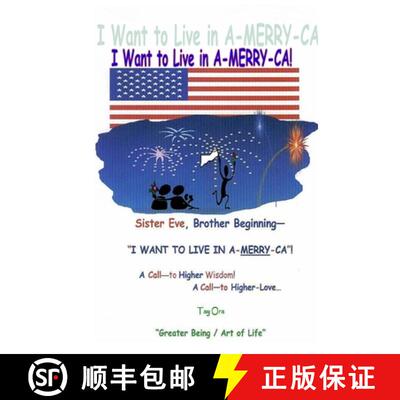 【3-4周达】I Want to Live in A-MERRY-CA! [9781387340699]