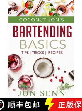 【3-4周达】Coconut Jon's Bartending Basics [9781794761988]