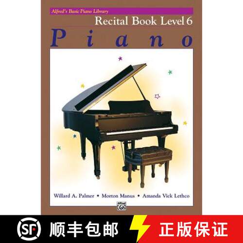 【3-4周达】Alfred's Basic Piano Library Recital Book, Bk 6 [9780739012895]