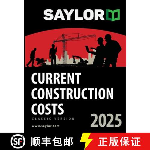 【3-4周达】Saylor Current Construction Costs 2025 [9781631240324]
