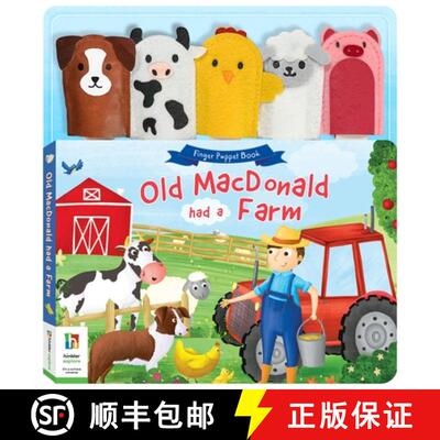 【3-4周达】Old MacDonald Had a Farm Finger Puppet Book [9781488956089]