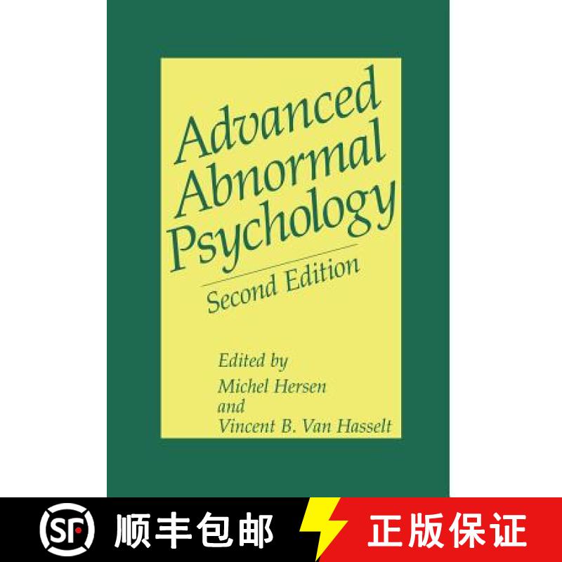 【3-4周达】Advanced Abnormal Psychology [9781461346319]