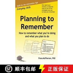【3-4周达】Planning to Remember: How to remember what you're doing and what you plan to do [9780473167493]