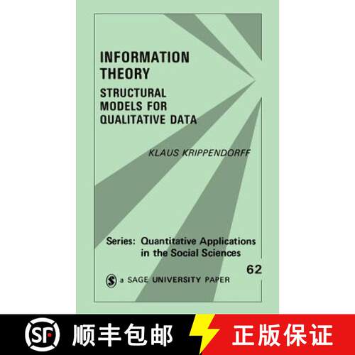 【3-4周达】Information Theory: Structural Models for Qualitative Data [9780803921320]