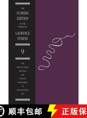 【3-4周达】The Miscellaneous Writings and Sterne's Subscribers, an Identification List [9780813049472]