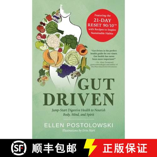【3-4周达】Gut Driven: Jump-Start Digestive Health to Nourish Body, Mind, and Spirit [9798218050719]