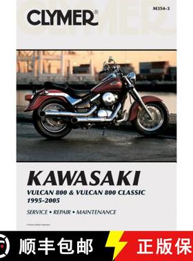 【3-4周达】Kawasaki Vulcan 800 & Vulcan 800 Classic Motorcycle (1995-2005) Service Repair Manual [9781599691862]