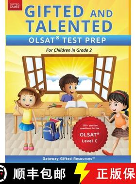 预订 Gifted and Talented OLSAT Test Prep Grade 2: Gifted Test Prep Book for the OLSAT Level C; Workbo... [9780997943962]