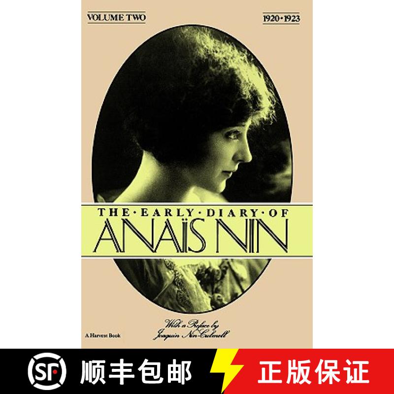 【3-4周达】The Early Diary of Anais Nin, Vol. 2 (1920-1923) [9780156272483]