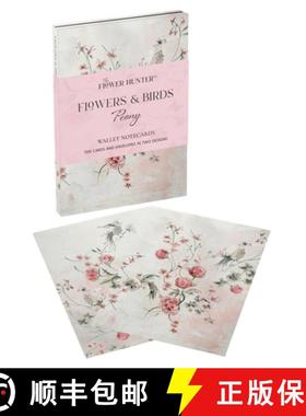 【3-4周达】Flowers & Birds Peony Wallet Notecards [9781800653252]