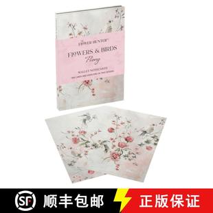Birds Peony Wallet 预订 9781800653252 Notecards Flowers