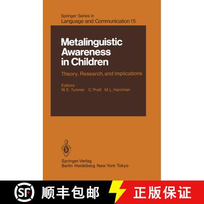 【3-4周达】Metalinguistic Awareness in Children : Theory, Research, and Implications [9783642691157]