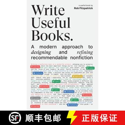 【3-4周达】Write Useful Books: A modern approach to designing and refining recommendable nonfiction [9781919621609]