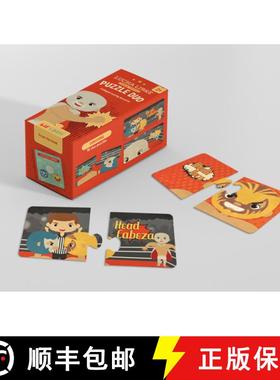 【3-4周达】Lucha Libre: Anatomy / Anatomía Lil' Puzzle Duo 20 Piece: A Bilingual Anatomy Puzzle Duo [9781948066914]