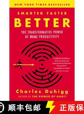 【3-4周达】高效的秘密 Smarter Faster Better: The Transformative Power of Real Productivity [9780812983593]