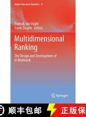 【3-4周达】Multidimensional Ranking: The Design and Development of U-Multirank [9789400730045]