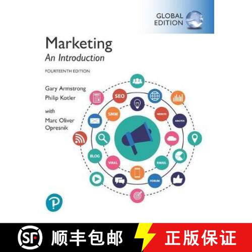 【3-4周达】Marketing: An Introduction plus Pearson MyLab Marketing with Pearson eText, Global Edition [9781292294995]