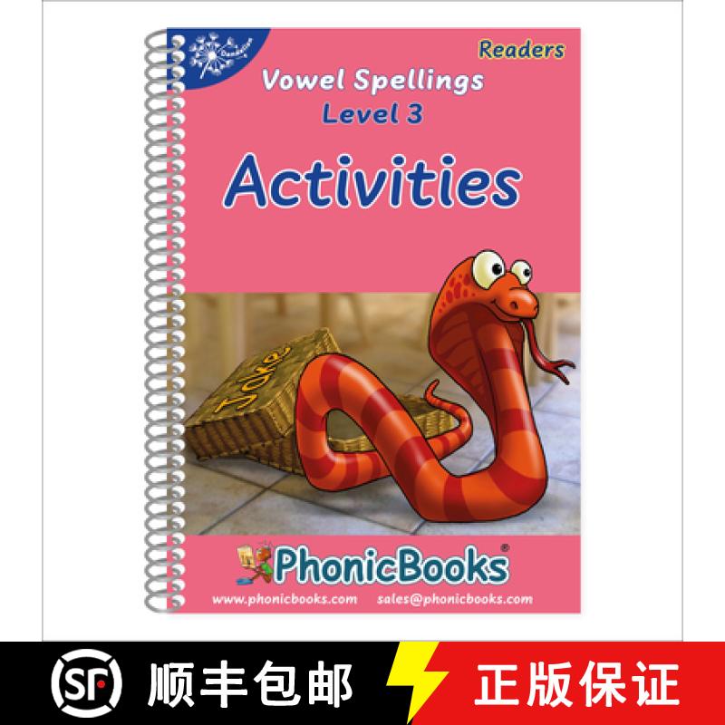 【3-4周达】Phonic Books Dandelion Readers Vowel Spellings Level 3 Activities: Activities Accompanying... [9781783693320]