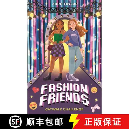 【3-4周达】Fashion Friends: Catwalk Challenge: Perfect for readers aged 7 + and fans of Roblox Dress ... [9781804539088]