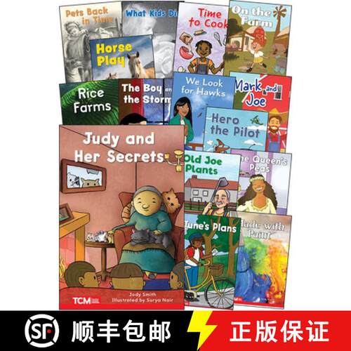 【3-4周达】Decodable Books Grade 1 Set 2: 15-Book Set [9798765956441]