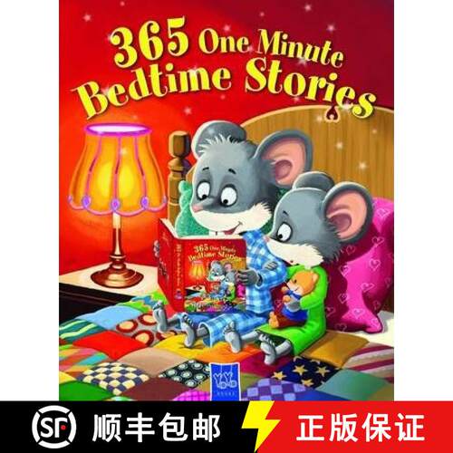 【3-4周达】精装 365 One-Minute Animal Bedtime Stories [9789461954008]