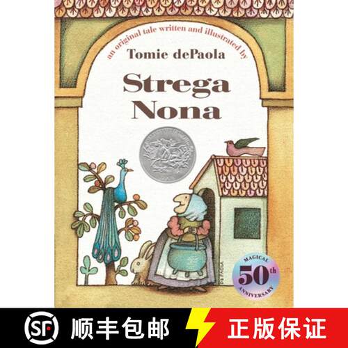 【3-4周达】精装 Strega Nona: An Old Tale Retold (Reissue) [9780671662837]