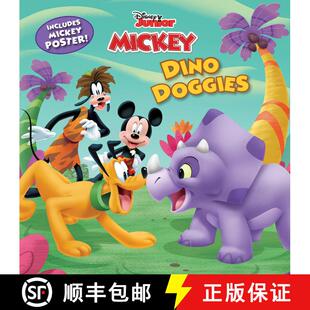 【3-4周达】Mickey Mouse Funhouse: Dino Doggies [9781368069755]