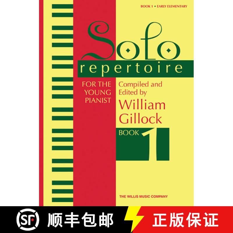 【3-4周达】Solo Repertoire for the Young Pianist, Book 1: Early Elementary Level [9781540033994]